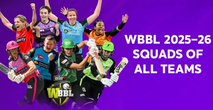 WBBL 2025–26 full squads of all teams with player lists